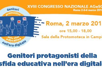 Via al XVIII Congresso: genitori protagonisti della sfida educativa nell’era digitale