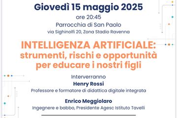 INTELLIGENZA ARTIFICIALE: strumenti, rischi e opportunità per educare i nostri figli
