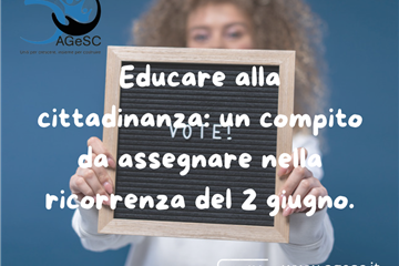 Educare alla cittadinanza: un compito da assegnare per il 2 giugno