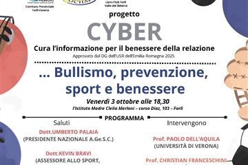 CONVEGNO: "… BULLISMO, PREVENZIONE, SPORT E BENESSERE"