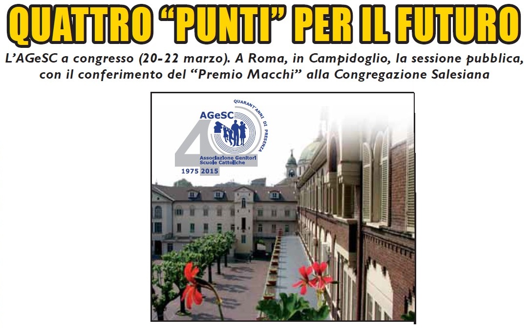 QUATTRO “PUNTI” PER IL FUTURO