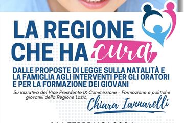 "La regione che ha cura"