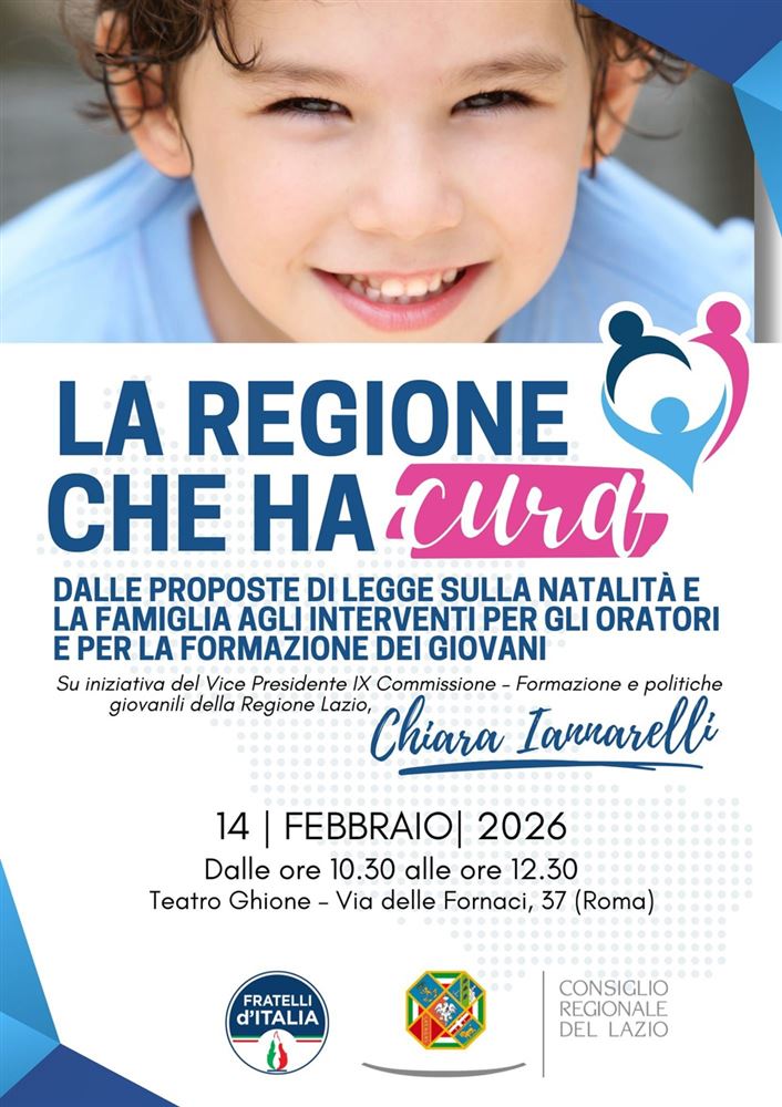 "La regione che ha cura"