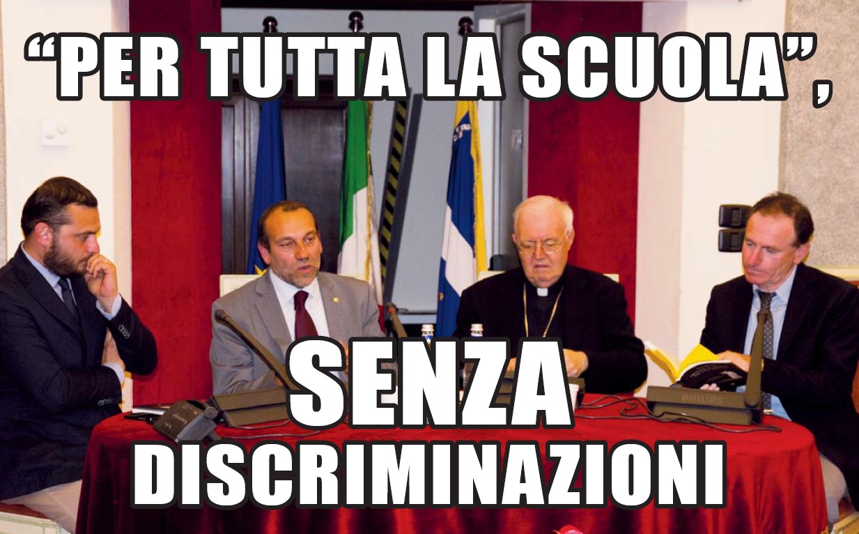 “PER TUTTA LA SCUOLA”, SENZA DISCRIMINAZIONI