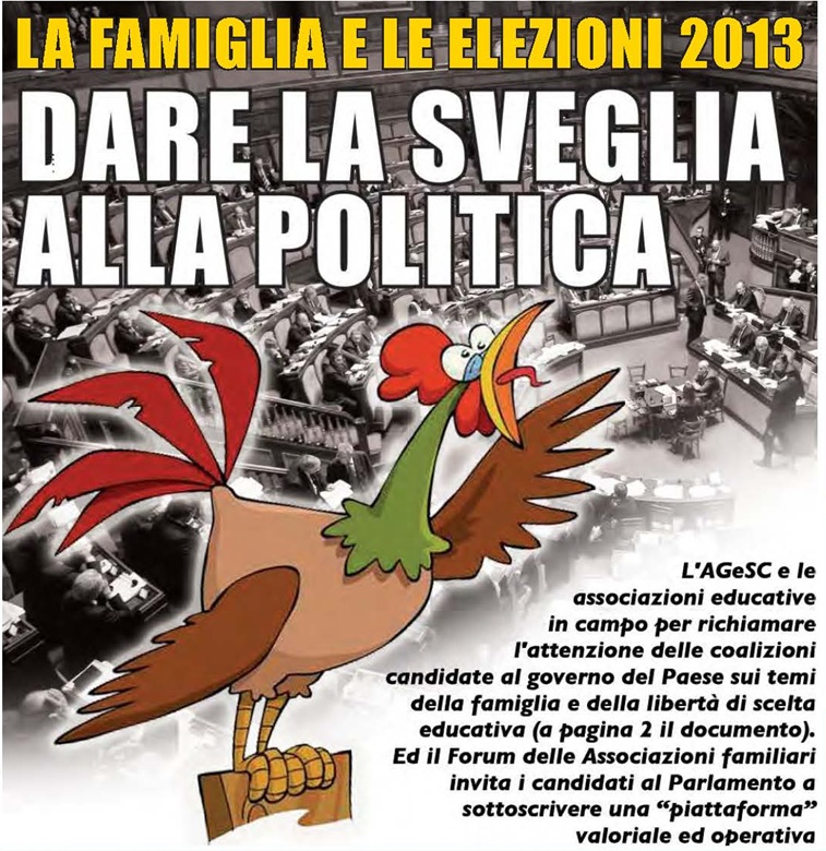 LA FAMIGLIA E LE ELEZIONI 2013
