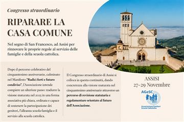 Congresso Straordinario AGeSC 2026 "Riparare la Casa Comune" 
