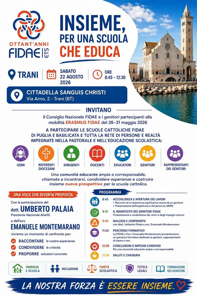 Evento FIDAE: "Insieme per una scuola che educa"