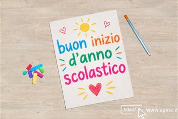 BUON INIZIO D'ANNO SCOLASTICO 2026/2027