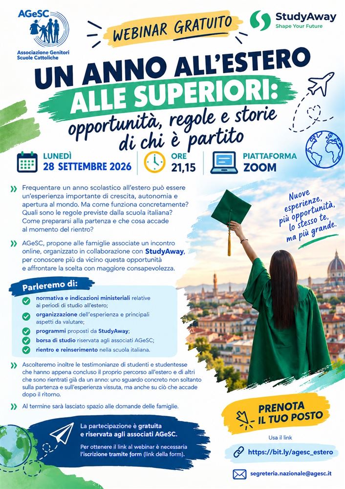 UN ANNO ALL'ESTERO ALLE SUPERIORI: OPPORTUNITÀ, REGOLE E STORIE DI CHI È PARTITO
