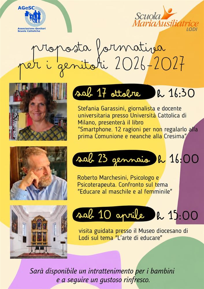 PROPOSTA FORMATIVA PER I GENITORI 2026-2027